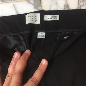 black dress trousers